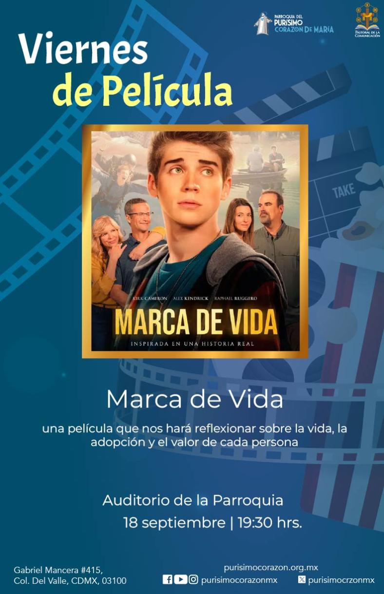 Viernes de pel&iacute;cula: "Marca de vida"