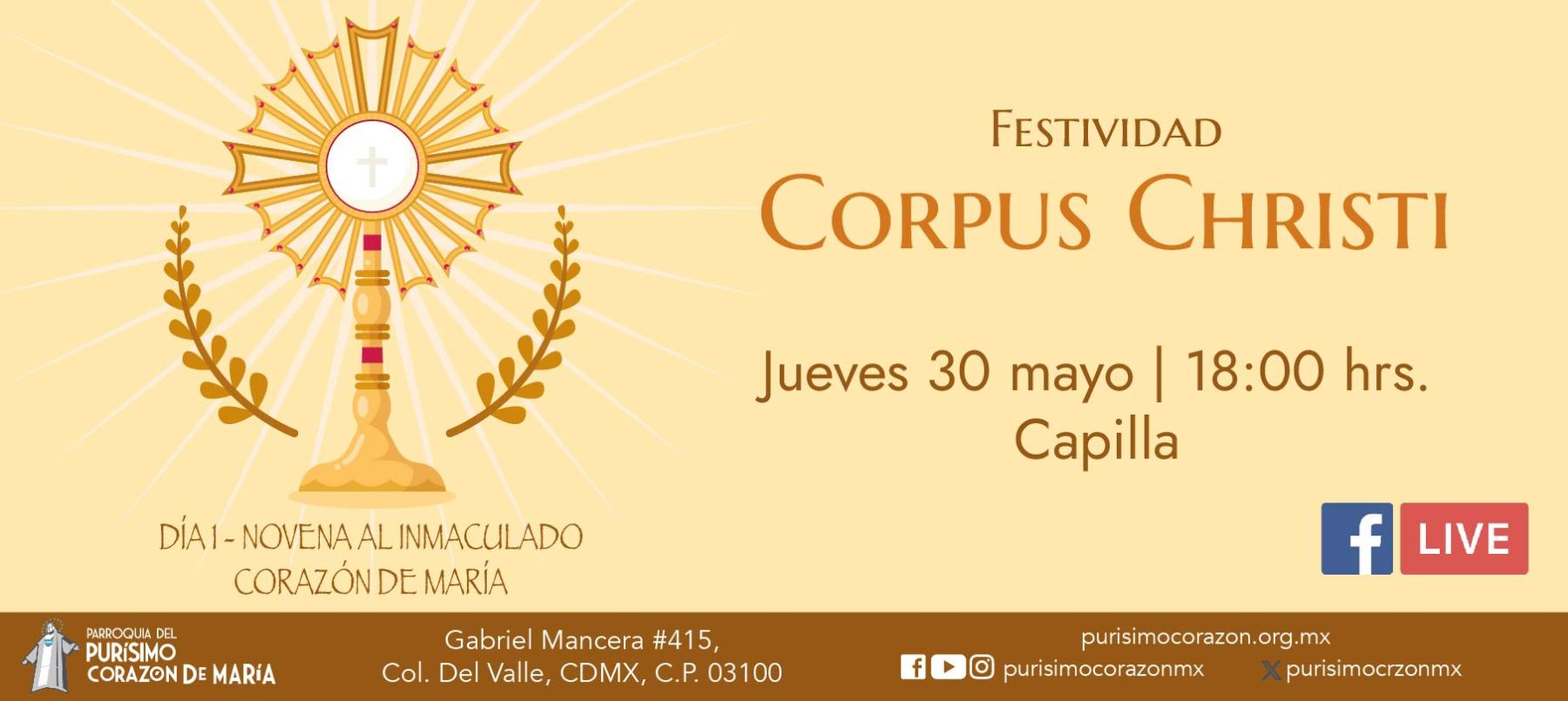 Festividad de Corpus Christi 2024