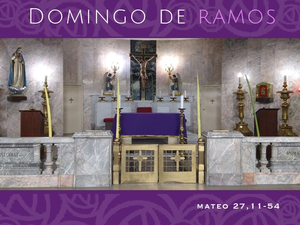 Domingo 5 de Abril de 2020 Domingo de Ramos 2