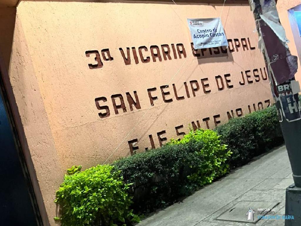 Entrega de ayuda a nuestros hermanos de Acapulco